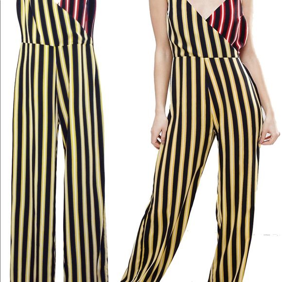 Asos TALL Vertical Striped Jumpsuit - Picture 5 of 7